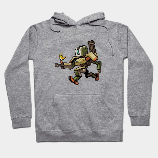 Overwatch - 16Bit Bastion Hoodie by wyckedguitarist